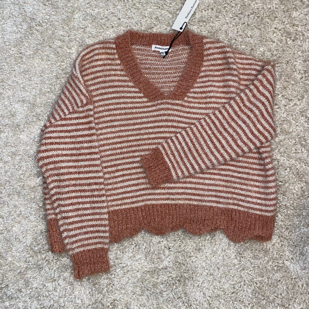 Scalloped Edge Sweater